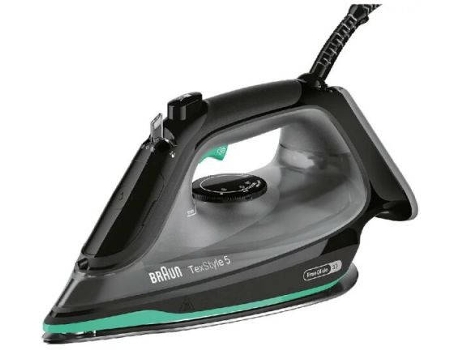 Plancha a Vapor BRAUN TEXSTYLE 5 SI 5277 GR (Chorro de vapor 220 g/min - Base Cerámica)