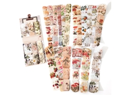 36pcs Diário Adesivo Papel Adesivo Desenho Animado Design Lindo Diário Requintado Papel Decoração Para Decoração De Casa Flor