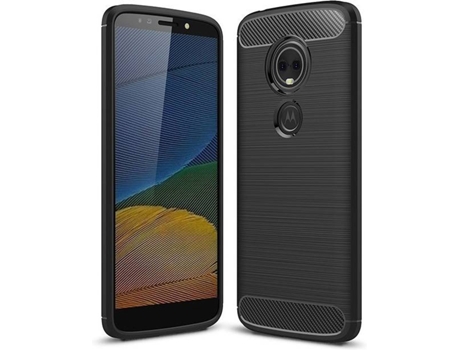 Carcasa Motorola G6 Multi4you Gel TPU Carbono Negro