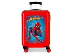 MALA ABS 55CM.4R. SPIDERMAN BLACK