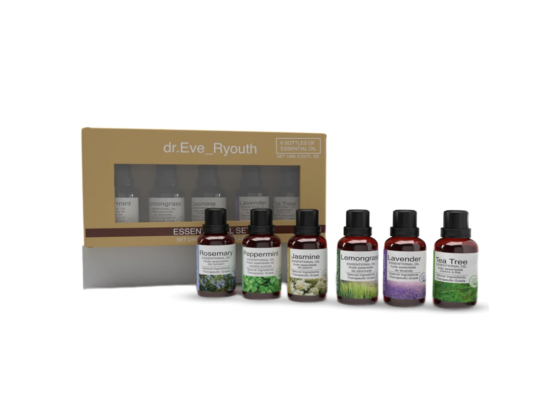 Set de Aceites Esenciales Caja de 6 Frascos Dr.Everyouth