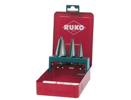 Juego de Taladro de Placa RUKO Hsse-Co5 (Taladro Nº 1, 2 y 3)