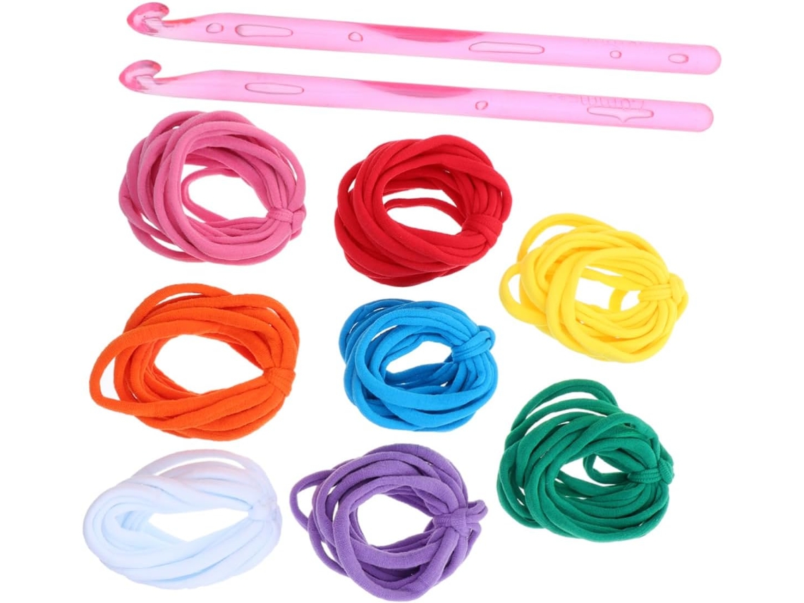 Agarraderas Tejidas Para Ollas, Hechas A Mano Con Telar De Bucles, 98 Piezas Multicolores, Manualidades.