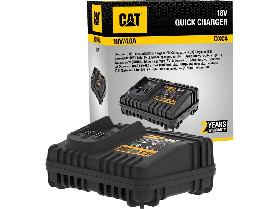 Cargador rápido 18V 4A CATERPILLAR POWER TOOLS (DXC4)