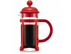 Cafetera de émbolo roja Vetonek Bodum