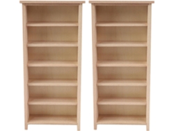 Besportble Stobaza De Madera Para Casa Muñecas Y Tres Niveles Decoración