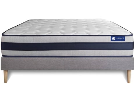 Conjunto de Somier + Colchón ACTISOM Actiflex Ergox (Gris - 120x190cm)