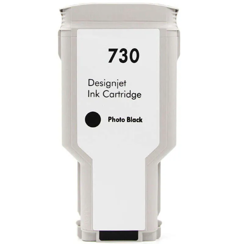 HP 730 Negro Photo Cartucho de Tinta Generico Reemplaza P2V73A/P2V67A