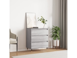 Lovely Home Aparador 60X35X70 Cm Derivados de Madera Gris Sonoma
