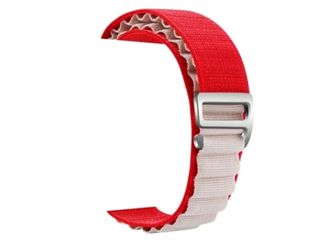 Correa Loop Alpine para Apple Watch Series 6 44mm Rojo y Blanco