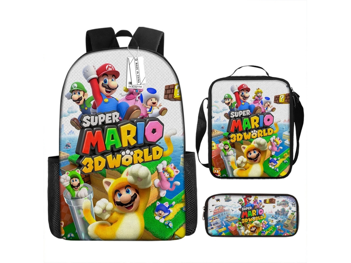Juego de mochilas para estudiantes Mario35 (juego de tres piezas)*
