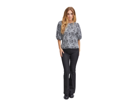 Blusa de Mujer PULZ JEANS Randy Plateado (M)