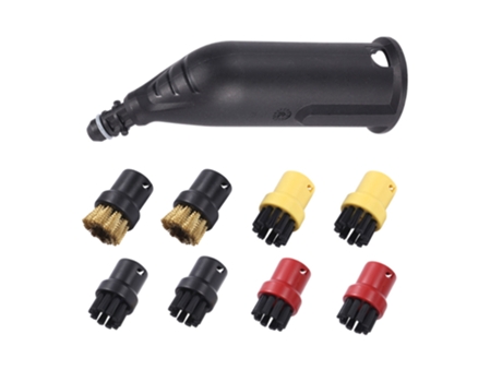 Cabezal de boquilla de extensión para Limpiador de vapor para Karcher SC1 SC2 SC3 SC4 SC5, cepillos redondos pequeños, Kits de piezas, accesorios