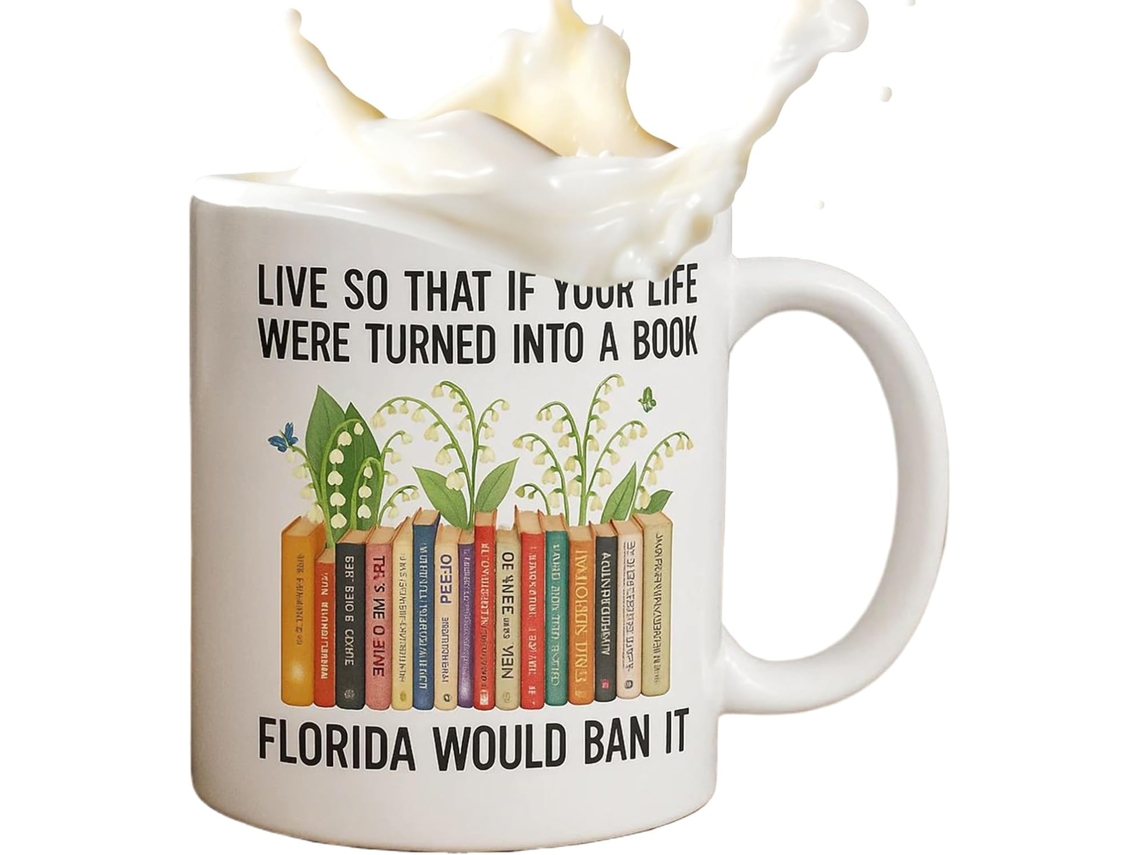 Taza de viaje para café | Taza de cerámica para amantes de la lectura | Taza de cerámica Gokoco de 325 ml