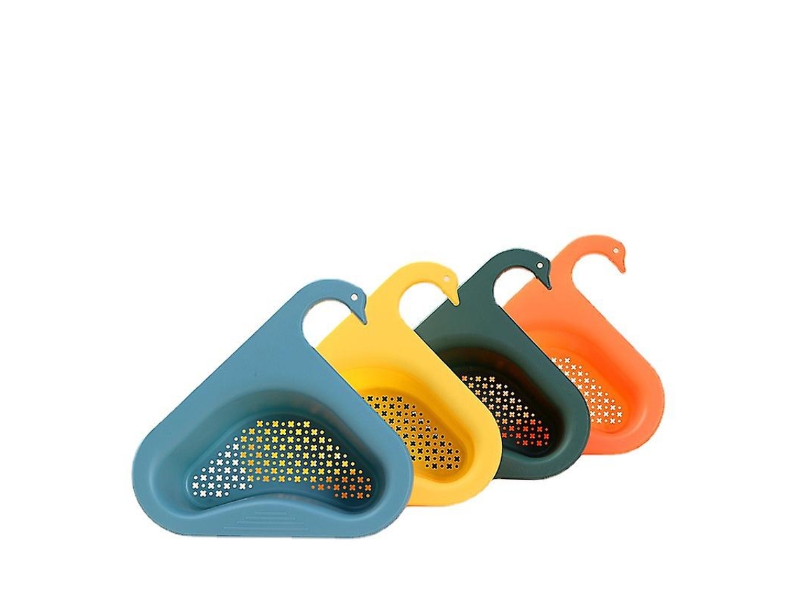 Organizador triangular para fregadero de cocina con colador, 4 piezas, 23*8 cm, para esponjas y cepillos.