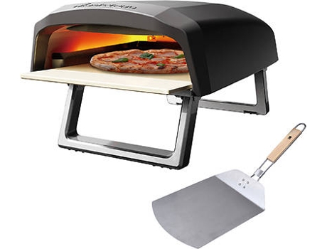 Horno de Gas Portátil MASTERPRO Con Bolsa de Transporte Y Bandeja de Piedra (Acero)