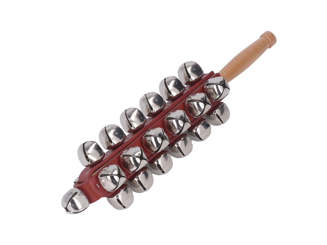 Rebe-campana De Mano Com Cabo De Madeira Brinquedo Musical Educativo Para Crianças Da Escola