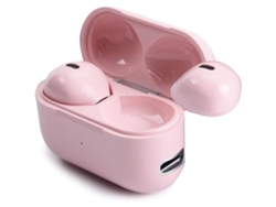 Auriculares Bluetooth Con Micrófono, Controles Táctiles, Clasificación De Resistencia Al Agua Ipx5 Y Estuche De Carga Rosa.