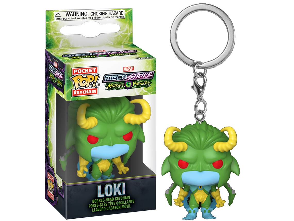 Llavero de bolsillo de Loki B.active de Marvel Monster Hunters