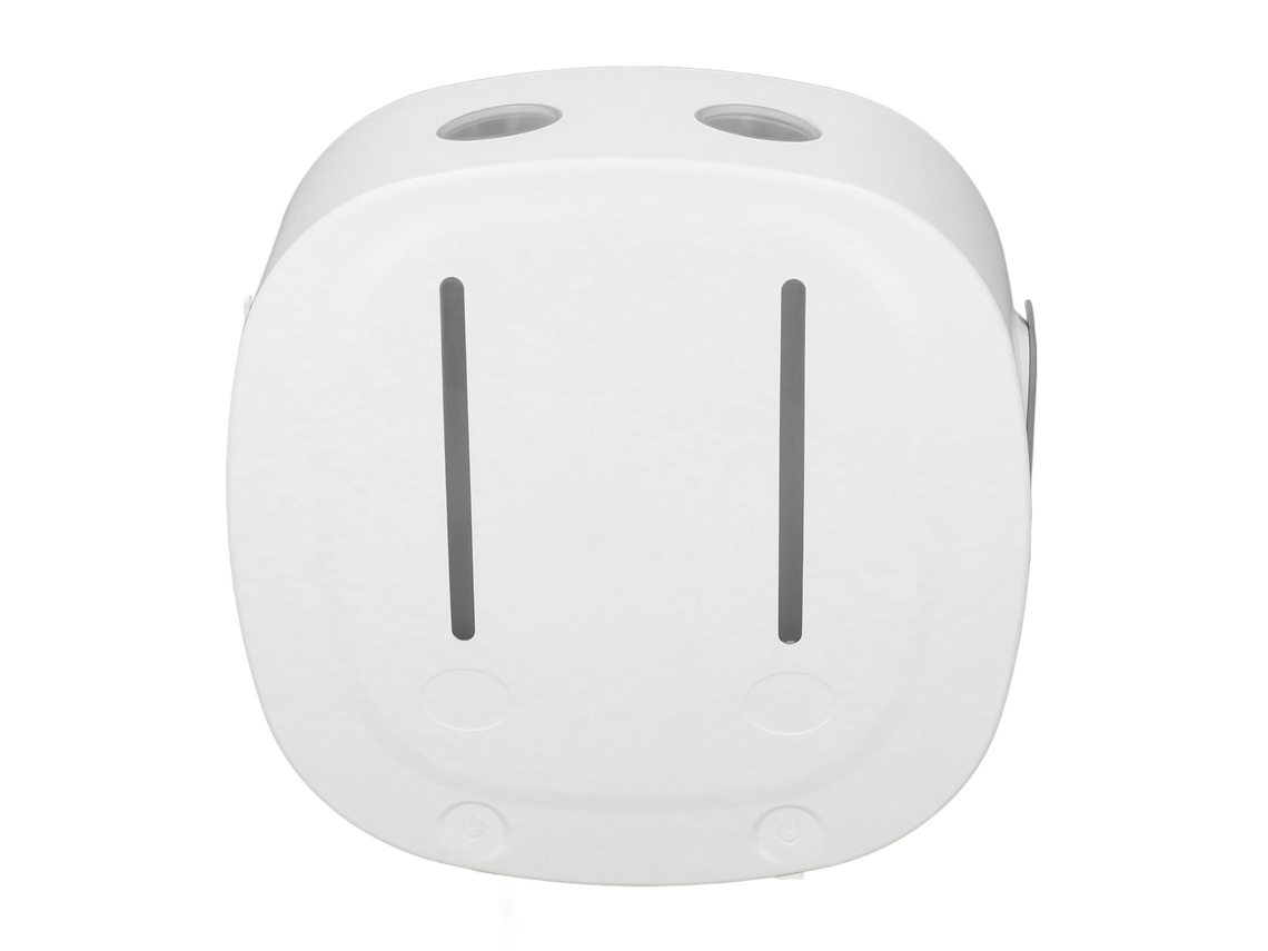 Dispensador automático de jabón mural con doble bomba, sensor infrarrojo sin contacto, 2 x 550 ml, para cocina y baño.