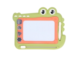 -tablero Magnético Para Dibujo Con 4 Sellos, Tablero De Escritura Y Dibujo Para Niños, Doodle Colorido Para Niños Pequeños 29x23cm Verde