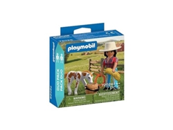 Jinete de equipo con caballo