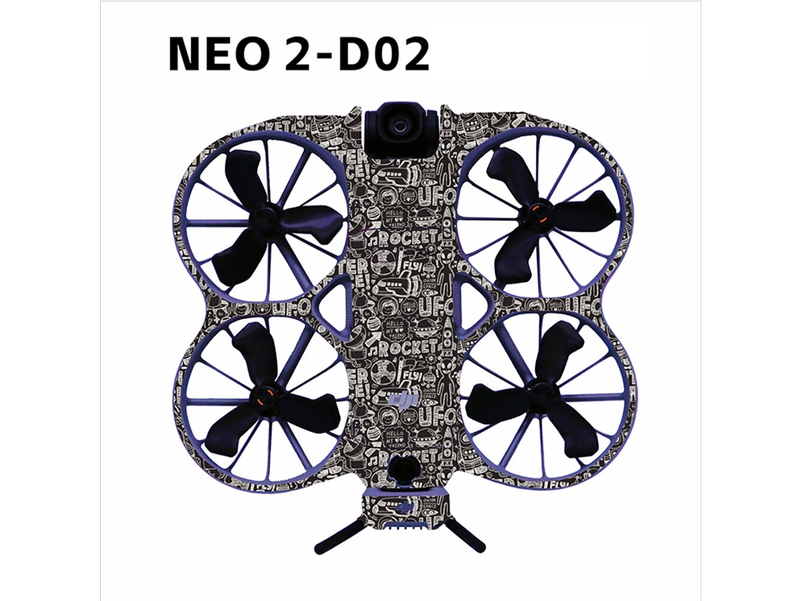 D13rcstq Pegatinas Impermeables De Pvc Para La Carcasa Del Dron, Protector De Brazo Para El Control Remoto Del Dron Dji Neo 2 Rc