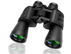 Binoculares 20x50 de alta potencia para adultos y niños con poca luz, visión nocturna, impermeables, compactos, negros, Yizhood