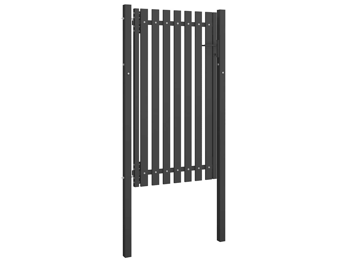 Puerta de valla de jardín 1x2,25 m acero antracita MAISON EXCLUSIVE
