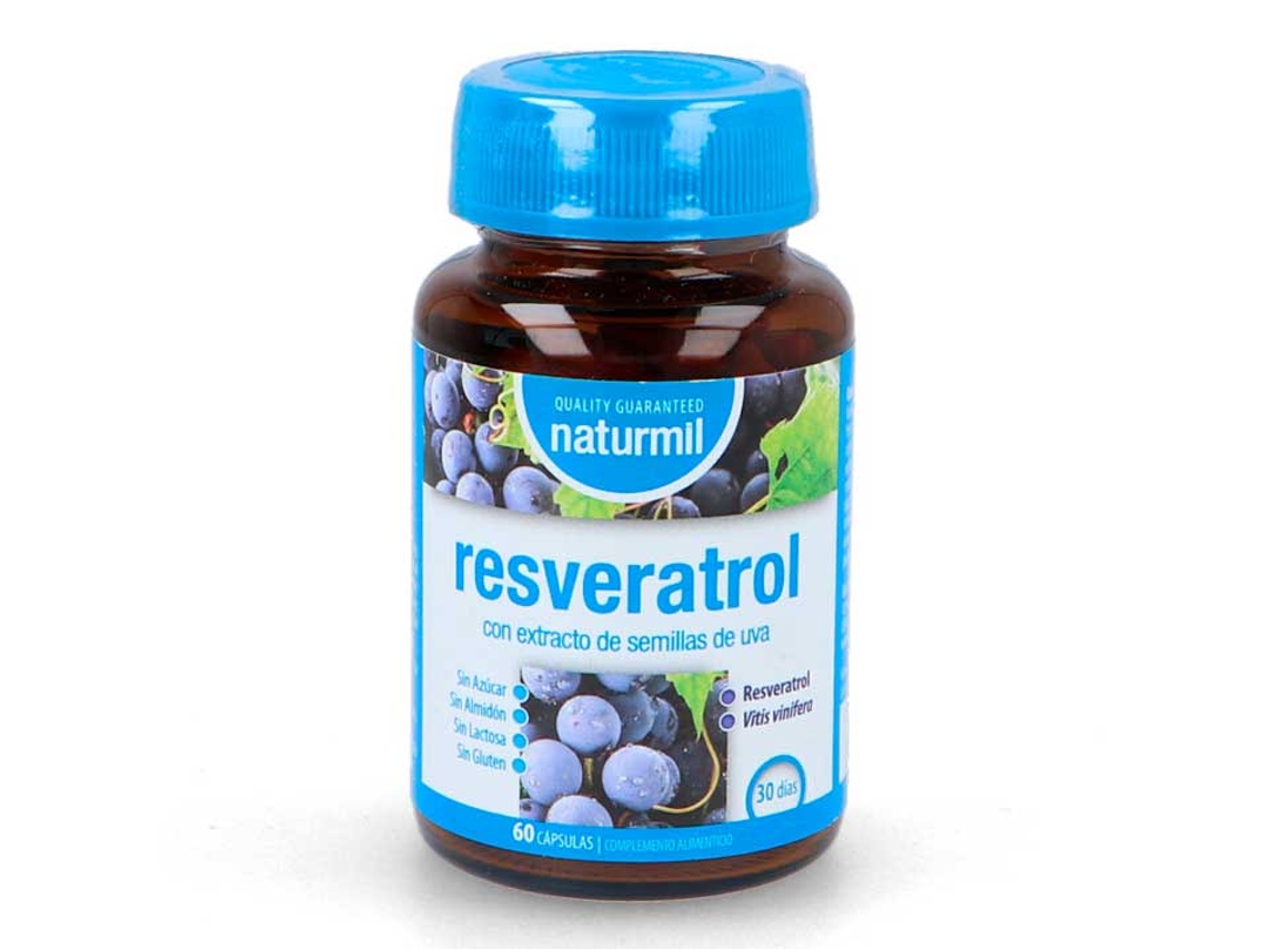 Complemento Alimentar NATURMIL Resveratrol (60 cápsulas)