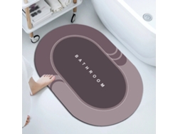 Alfombra de baño absorbente antideslizante Jortmrd 40 60 cm morada
