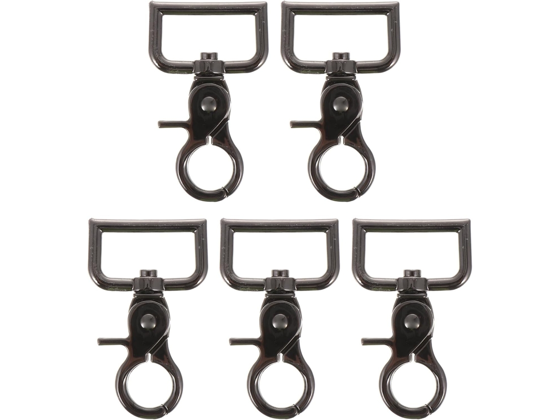 5 hebillas giratorias para equipaje, gris oscuro. Slowmoose