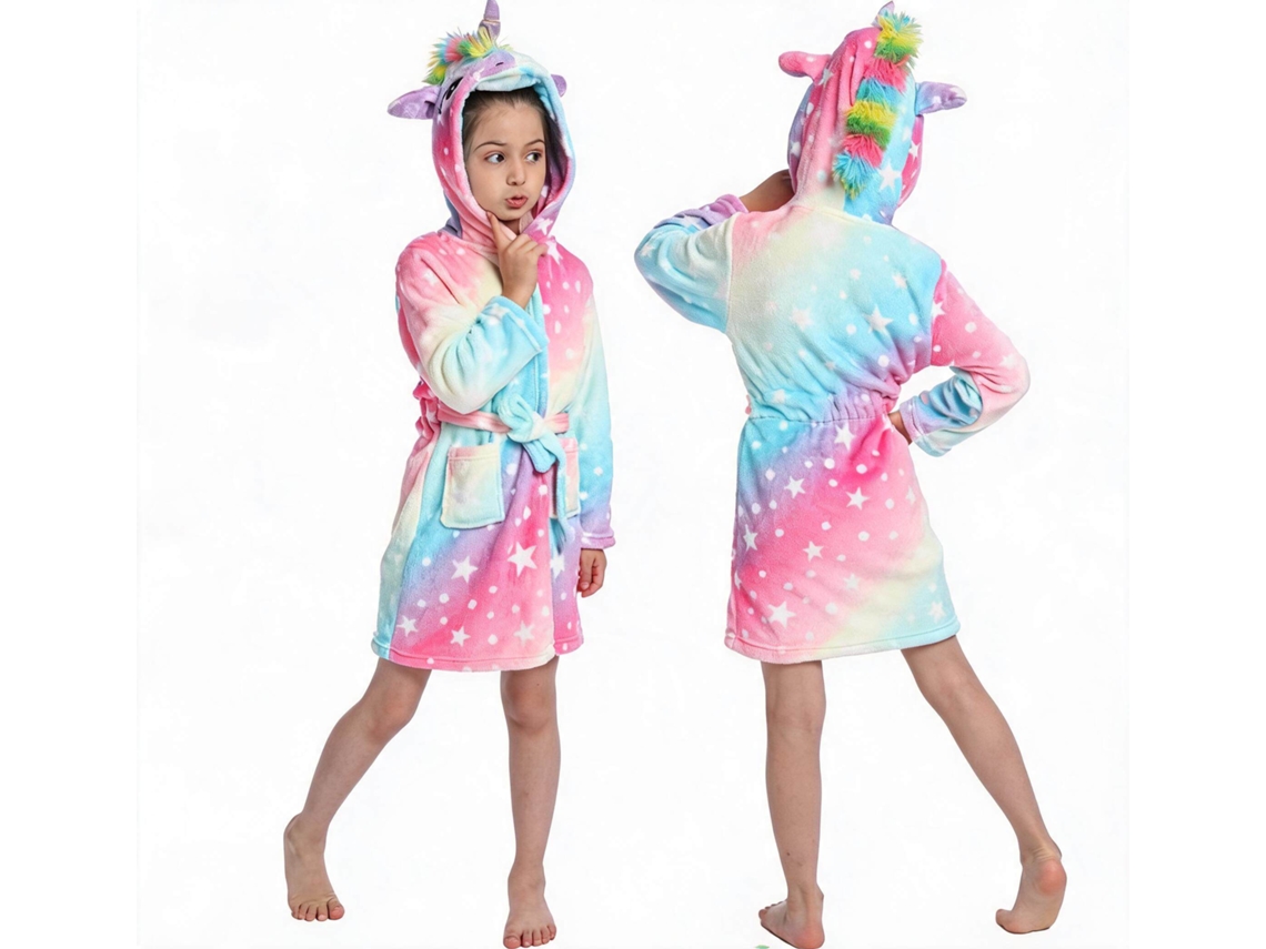 Bata De Baño Infantil De Unicornio, Regalo De Para Niñas (para 160cm)