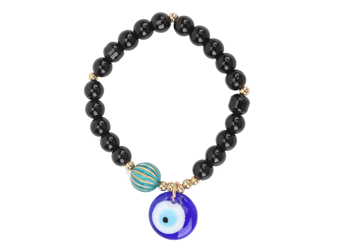 Pulseira de Olho Mau Azul Masculino Turco Beaded Sorte Bênção Proteção Acessórios