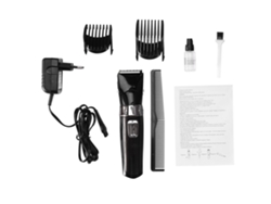 Cortadora De Pelo Eléctrica Inalámbrica Recargable Impermeable Surker Para Hombres (negro)