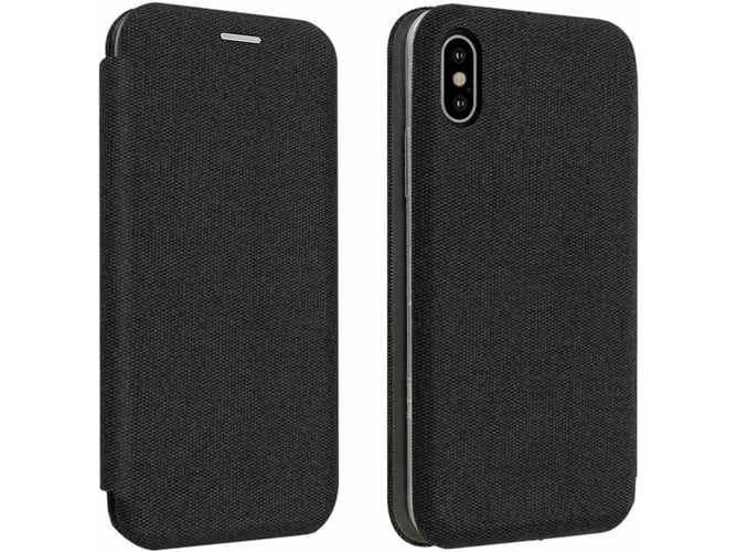 Funda iPhone X, XS AVIZAR FOLIO-KOT-BK-IPX Negro