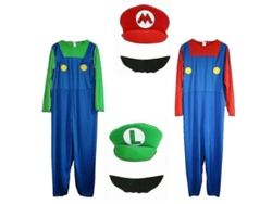 Disfraz De Cosplay De Super Mario Bros. Para Hombre Adulto - Alta Calidad