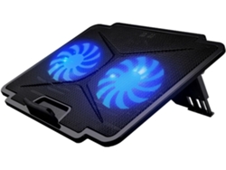 Base De Refrigeración Silenciosa Para Portátil Con Led, 6 Velocidades Y 2 Puertos Usb.