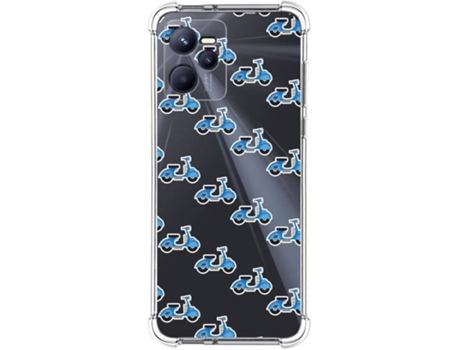 Carcasa para Realme C35 TUMUNDOSMARTPHONE Dibujos Antigolpes Scooter Multicolor
