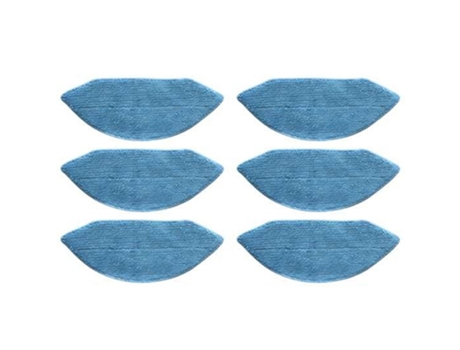 Juego de almohadillas de paño de mopa para Ecovacs Deebot U2 DGN22, piezas de repuesto para aspiradora, accesorios para el hogar, 6 uds.