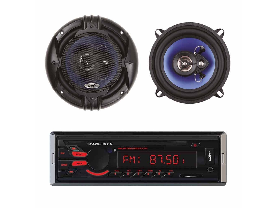 Autorradios PNI Rádio com alto-falantes coaxiais