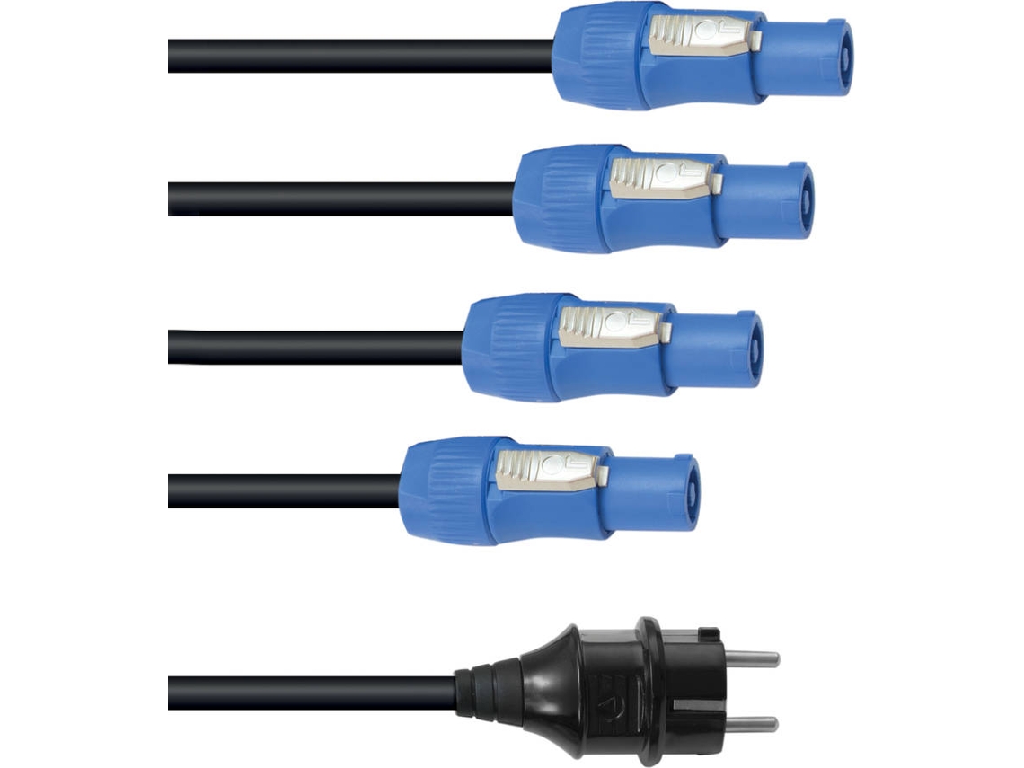 Cable EUROLITE P-Con 1-4, 3x2,5mm²