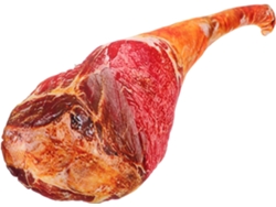 Cojín suave con estampado de jamón para adultos, 50 cm, felpa de algodón PP, acogedor y abrazable.