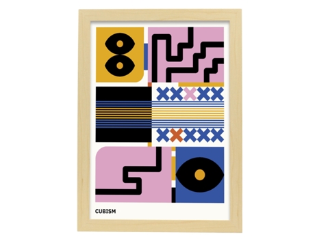 Póster NACNIC Pop Art Abstracto. Cubismo