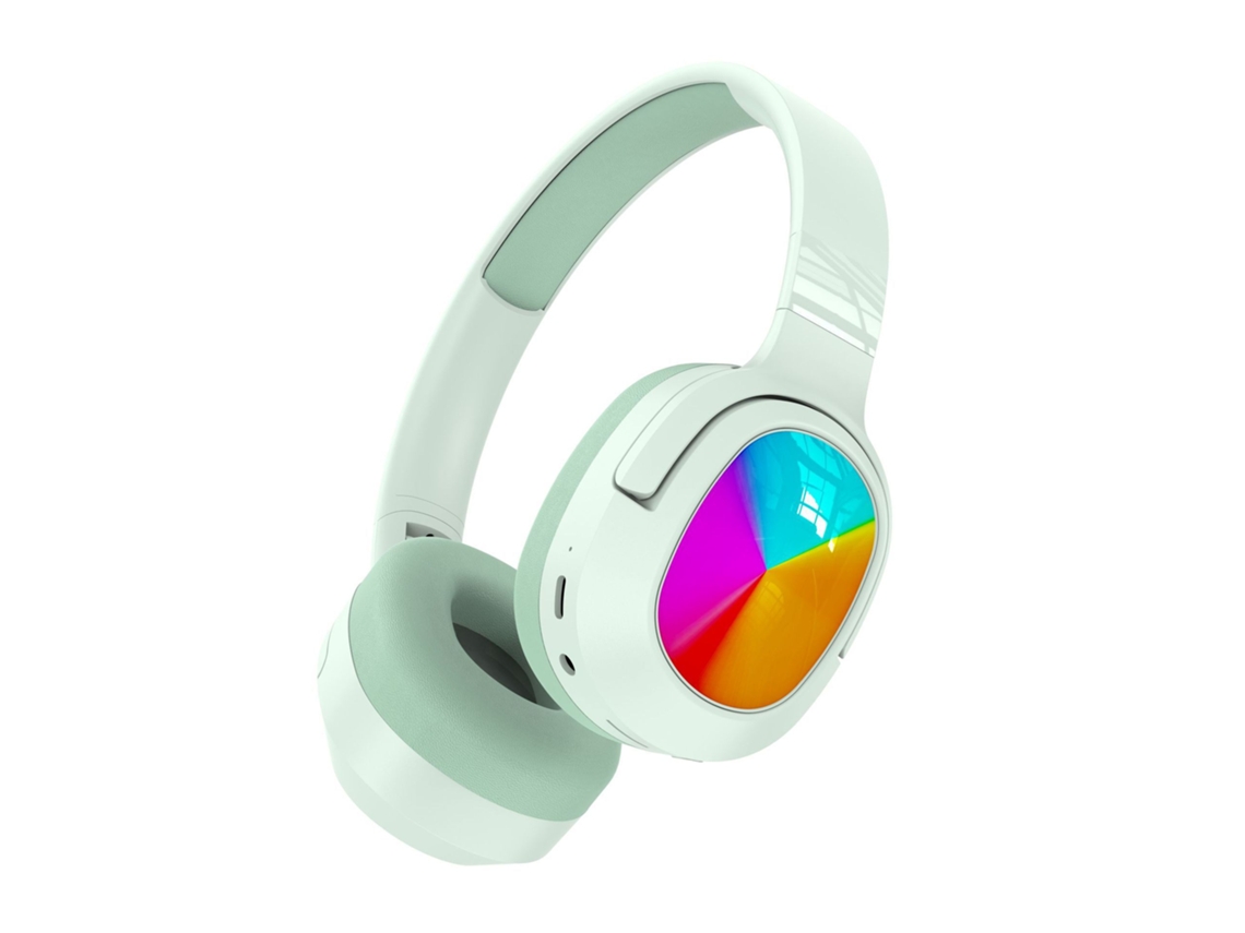 Auriculares Inalámbricos Bluetooth (verdes), Plegables, Con Audio Estéreo Y Sonido Envolvente.