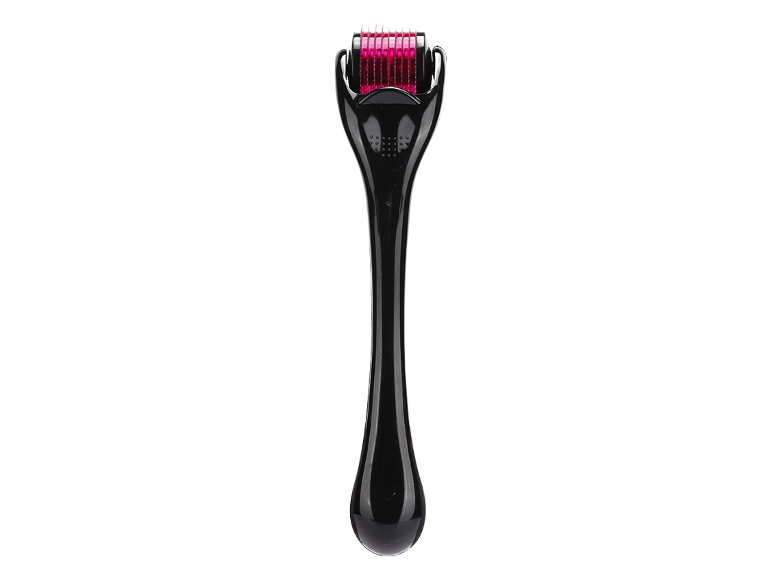 Rodillo De Masaje Facial Con 540 Agujas Microscópicas Para Eliminación De Arrugas Care Massager 2.0 Morado Negro