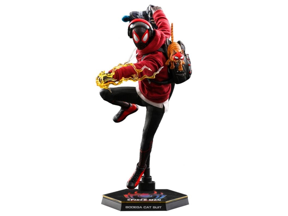 Figura Hot Toys VGM50 - Marvels Spider-Man Miles Morales - Miles Morales Bodega Cat Suit