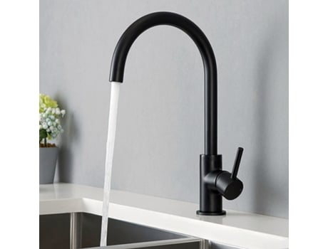Grifo Monomando Cocina Fregadero Aza Negro