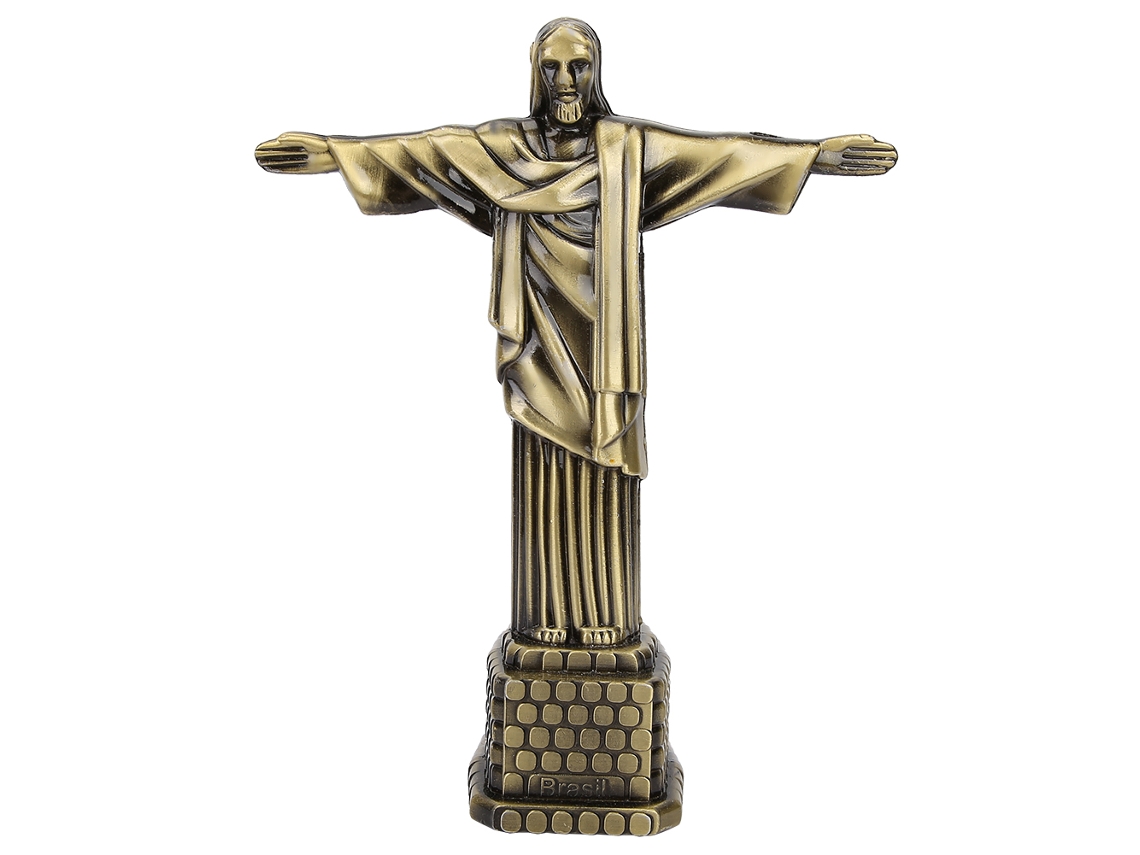 Símbolo del Cristo Redentor, decoración de mesa en miniatura de Brasil