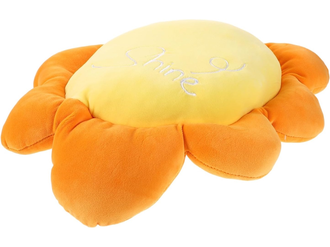 Lindo Cojín Decorativo De Peluche Con Forma De Sol Y Nube, Suave Y Cómodo Para Niños Y Niñas.